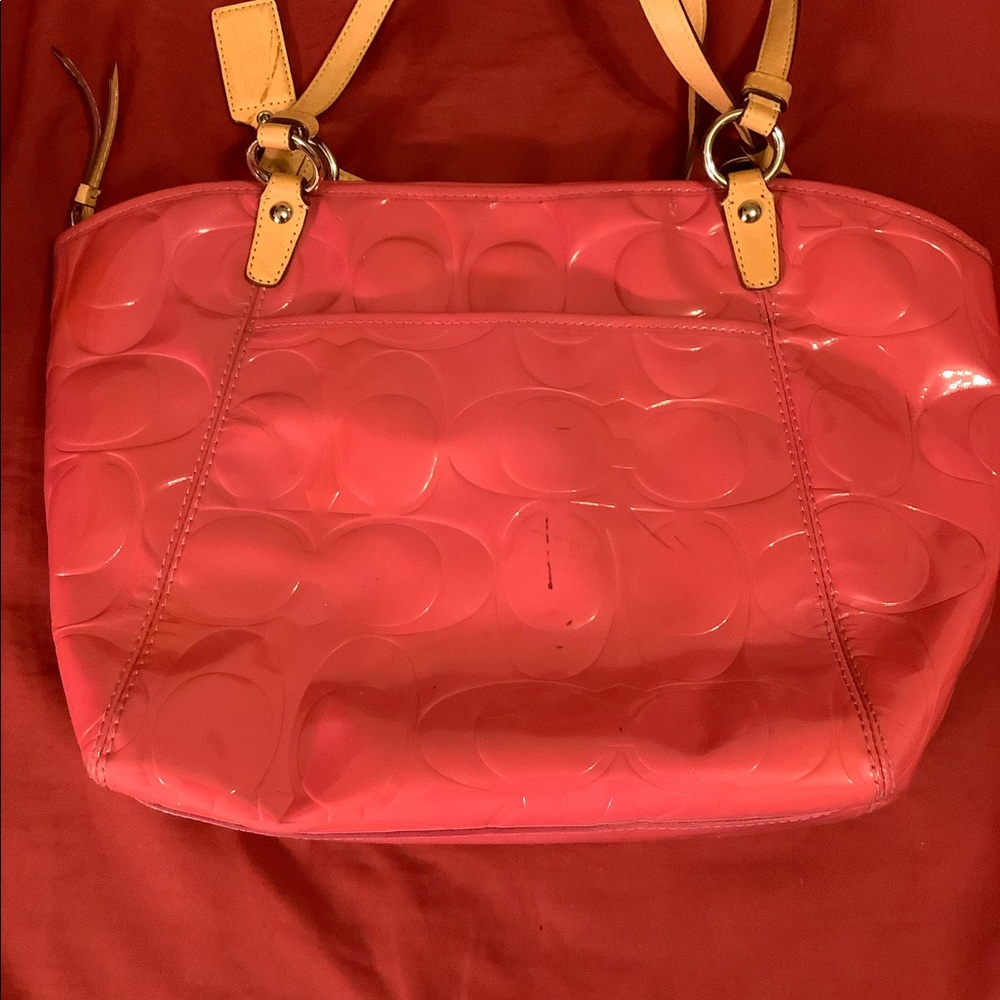 Authentic Pink Coach Purse